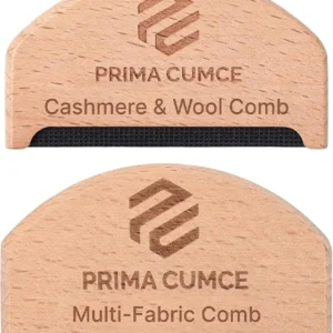 2 PCS Wooden Sweater Comb for De-Pilling Cashmere, Wool, Knitwear, Manual Lint R