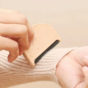 Cashmere Comb Sweater Shaver Wool Comb Wooden Pilling Fuzz Fabric Lint Remover