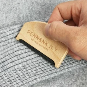 Cashmere Comb Sweater Shaver Wool Comb Wooden Piling Fuzz Fabric Lint Remover