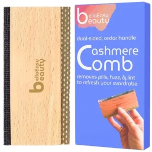 Cashmere Comb for De-Pilling Sweaters - Remove Pills, Lint, and Fuzz from Wool